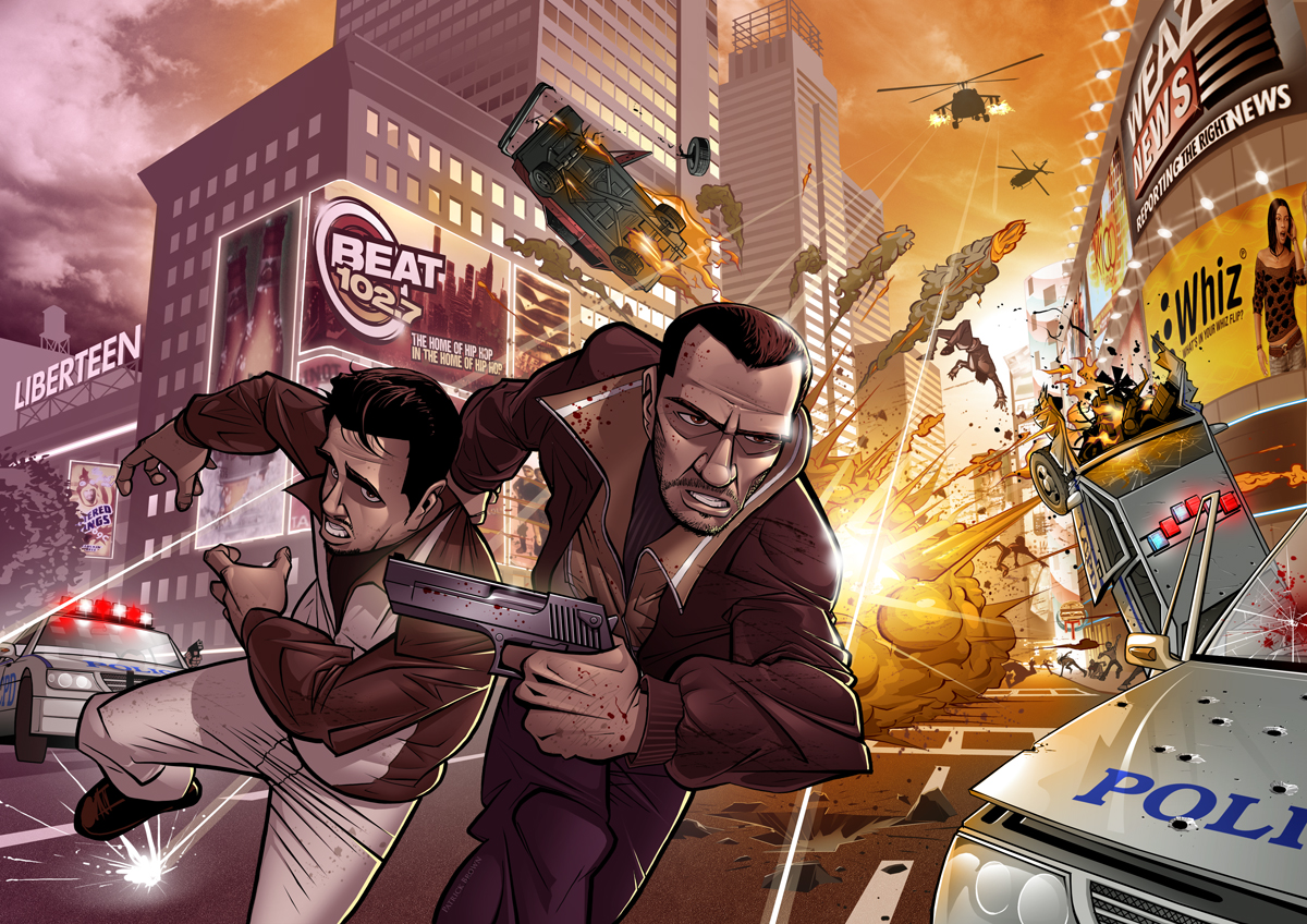 Grand Theft Awesome IV by PatrickBrown on DeviantArt