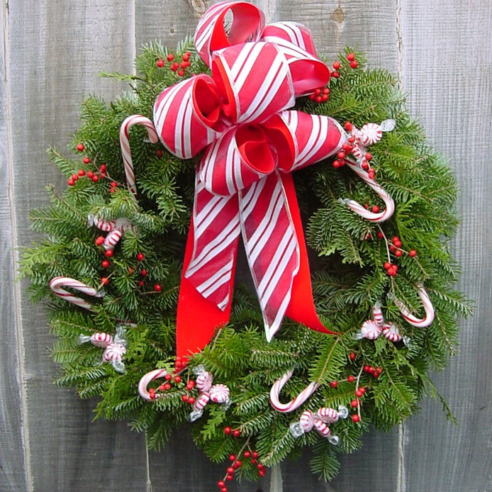 Candy Christmas Wreath by LilyWyte on deviantART