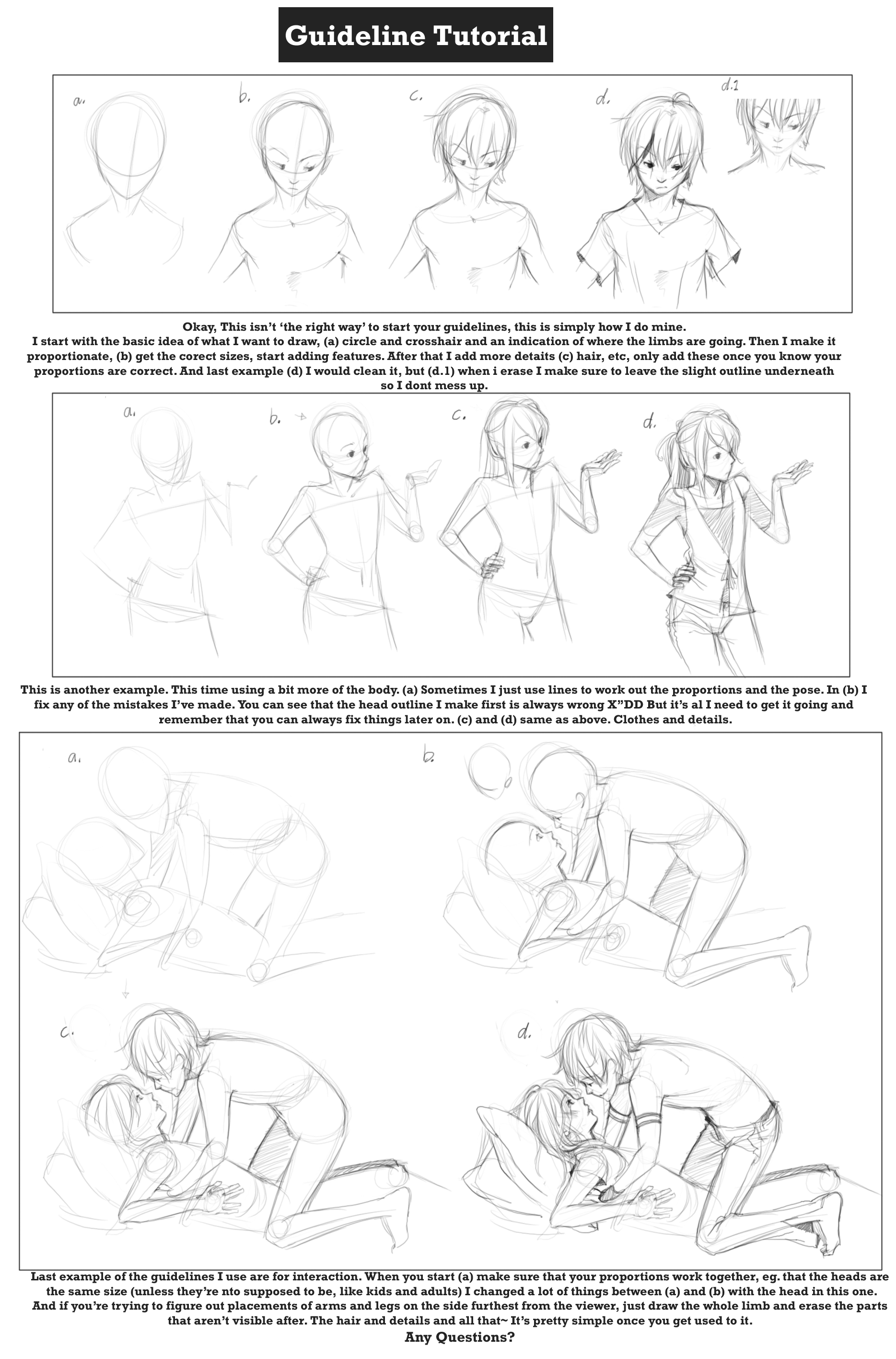 Tutorial Drawing Guidelines by kittenchan on DeviantArt