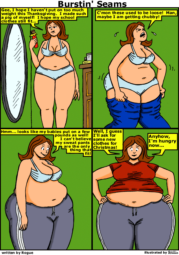 weight comics Bbw gain