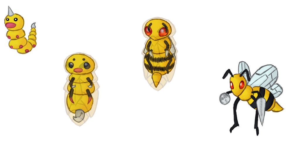 [Resim: Slow_evolution__Beedrill_by_nyachan93.png]