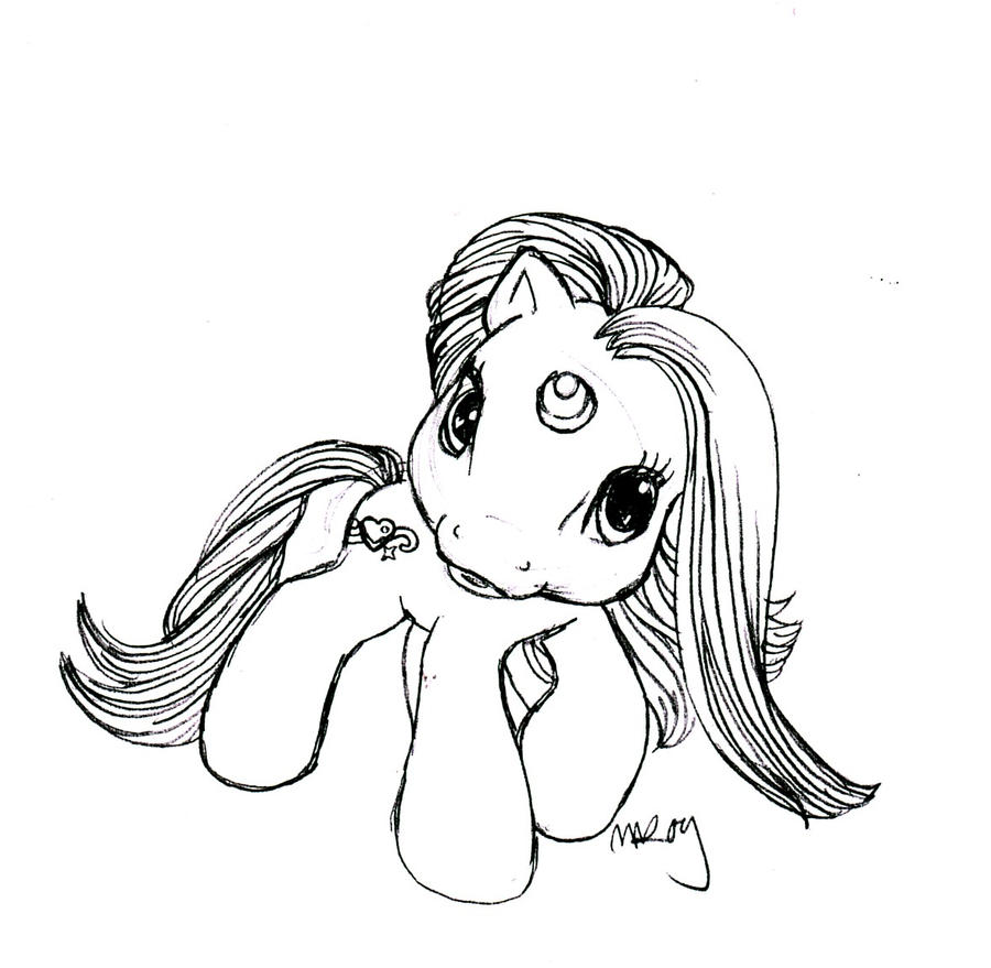 my little pony g3 coloring page