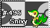 Pokemon Stamp: Snivy by SD-DreamCrystal