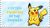 Pikachu Stamp by Kezzi-Rose