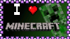 I love minecraft stamp by xCookie-DoughAndLily