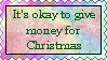 Stamp: Money for Christmas by Riza-Izumi