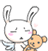 Bunny Emoji-82 (My kawaii plushie) [V5]