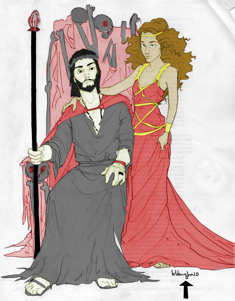 Hades and Persephone by Burdge by Fanta-Style on DeviantArt Persephone And Hades Anime