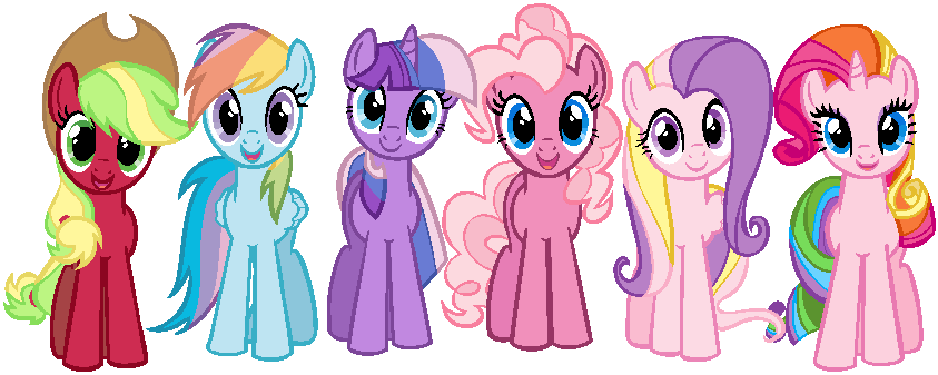 mane_6_in_g3_colors_by_doublevtovka22-d5