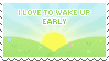 Earlybird Stamp by Kezzi-Rose