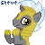 Clapping Pony Icon - Steve