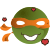 TMNT Mikey Love Emoticons