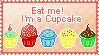 Stamp: Eat Me! I'm a Cupcake! by JEricaM