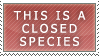 Closed Species Stamp by Kuro-Creations