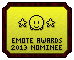 Emote Awards 2013 - Nominee by Waluigi-Prower
