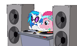 Vinyl Scratch and Pinkie Pie Rock Out by *TomDanTheRock