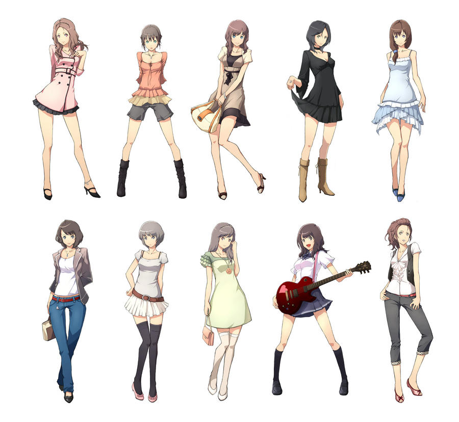 Cute Anime Girl Outfits gambar ke 20