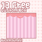 Free Custom Box Backgrounds by Minty-Kitty-Art